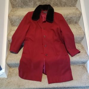 Wool dress coat